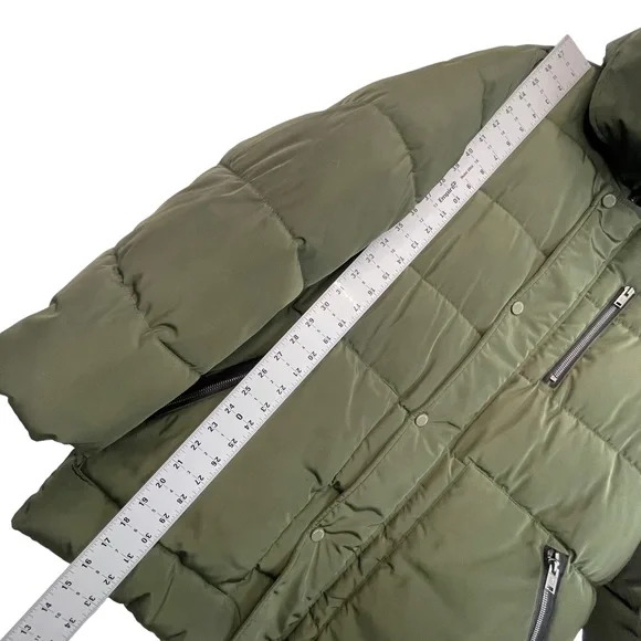 Marc New York by Andrew Marc Men’s Green Puffer Coat Outerwear Size M